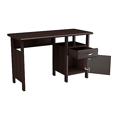 Inval 47"W Modern Writing Desk, Espresso