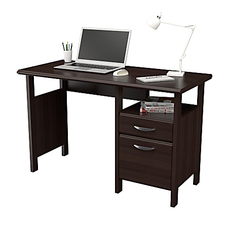 Whalen Cecile 48 W Writing Desk Snowdrift WhiteWhite Oak - Office