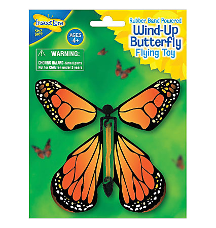 Insect Lore Wind Up Butterfly Assorted x 12 Pre K To Grade