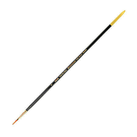 Silver Brush Renaissance Series Long-Handle Paint Brush 7102, Size 1, Bright Bristle, Sable Hair, Multicolor