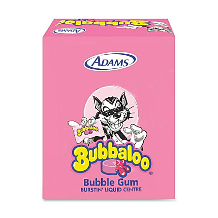Bubbaloo Bubble Gum, 13.4 Oz, Box Of 60
