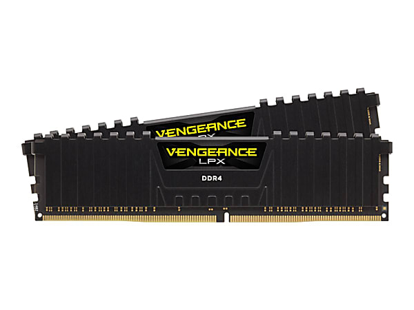 CORSAIR Vengeance LPX - DDR4 - kit - 64 GB: 2 x 32 GB - DIMM 288-pin - 3600 MHz / PC4-28800 - CL18 - 1.35 V - unbuffered - non-ECC - black