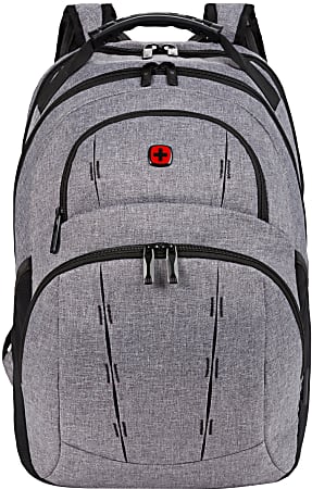 Wenger Tandem Backpack With 16" Laptop Pocket, Gray/Black