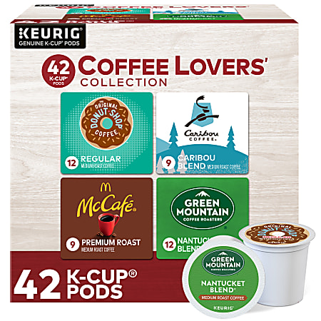 Green Mountain Coffee Coffee Lovers' Collection Single-Serve K-Cup Variety Pack, Pack Of 42 K-Cup