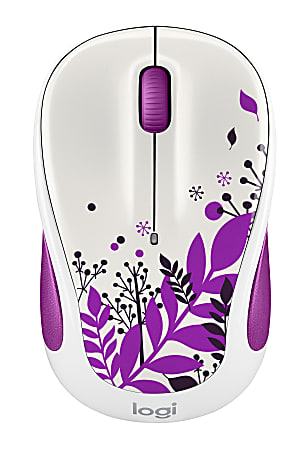 Logitech® M325C Wireless Mouse, Purple Peace