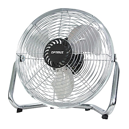 Optimus 9" 2-Speed Industrial-Grade High-Velocity Fan With Painted Grill, 12" x 23-3/4"