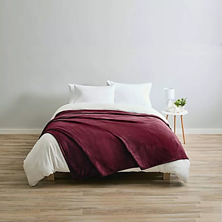 Sunbeam velvet plush electric on sale heated blanket queen size