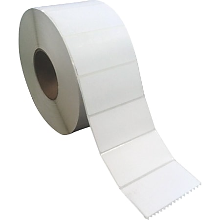 Sparco Thermal Transfer Labels, SPR74991, 4"W x 2"L, Rectangle, Thermal Transfer, White, Box Of 12,000