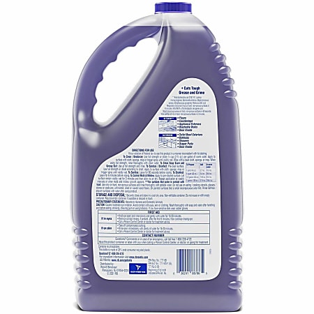 Lysol Clean/Fresh Lavender Cleaner - For Multi Surface - 144 fl oz (4.5 quart) - Clean & Fresh Lavender Orchid Scent - 4 / Carton - Long Lasting, Disinfectant - Purple