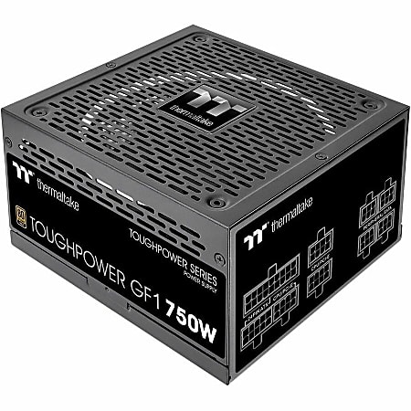 Thermaltake ToughPower GF1 TTP-750AH3FCG Power Supply - Internal - 120 V AC, 230 V AC Input - 3.3 V DC, 5 V DC, 12 V DC Output - 750 W - 1 +12V Rails - 1 Fan(s) - 90% Efficiency