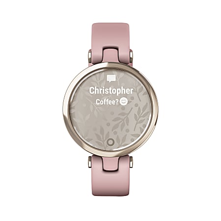 Garmin Lily Sport Edition Womens Smartwatch Cream GoldDust Rose 