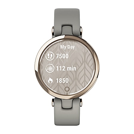 Garmin Lily Classic Edition Womens Smartwatch CreamGoldGray