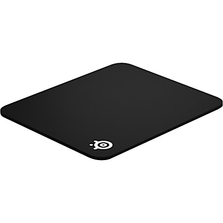 SteelSeries Cloth Gaming Mouse Pad, 0.24"H x 17.72"W x 15.75"D, Black Monochrome, Rubber, Fabric, Anti-slip