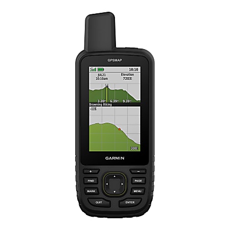 Garmin® 010-02813-00 67 Hiking Handheld GPS With 3"