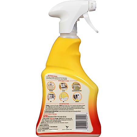 Easy-Off Specialty Kitchen Degreaser - For Multipurpose - 16 fl oz (0.5 quart) - Lemon Scent - 6 / Carton - Clear
