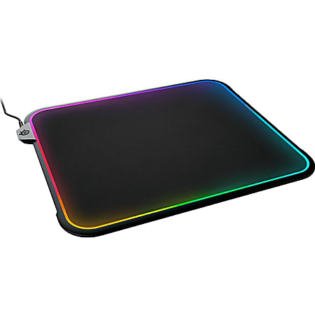 SteelSeries QcK Prism Mouse Pad - Textured - 0.34" Height x 11.51" Width x 14.04" Depth - Silicon, Rubber - Anti-slip