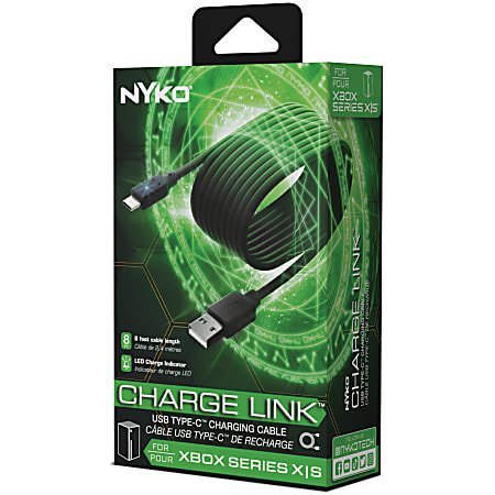 Nyko Charge Link For Xbox Series X/S And PlayStation® Controllers, Black, NYK86318