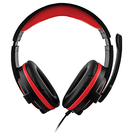 Nyko Wired Over-Ear Headset For Nintendo® Switch, Black/Red, NS-2600