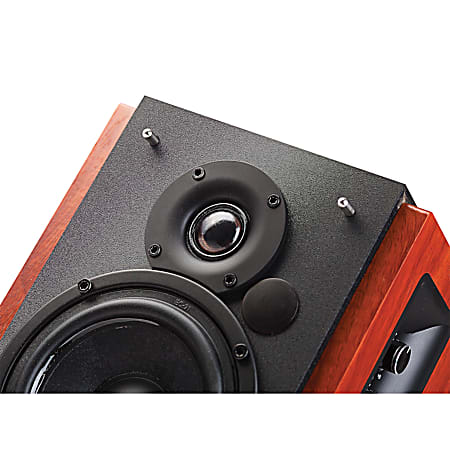 Edifier R1700BT 66 Watt RMS Amplified Bluetooth Bookshelf Speaker System  Brown - Office Depot