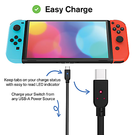 Charge switch with shop usb