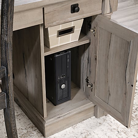 Sauder palladia executive desk cheap split oak