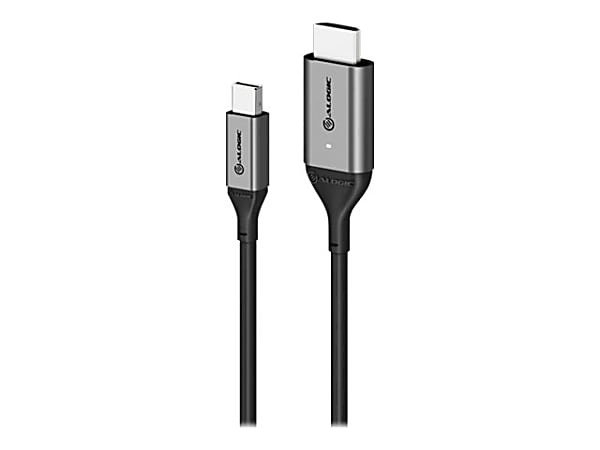 ALOGIC Ultra - Adapter cable - Mini DisplayPort male to HDMI male - 6.6 ft - space gray - 4K support, active