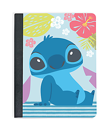 Innovative Designs Licensed Composition Notebook, 7-1/2” x 9-3/4”, Single Subject, Wide Ruled, 100 Sheets, Lilo & Stitch