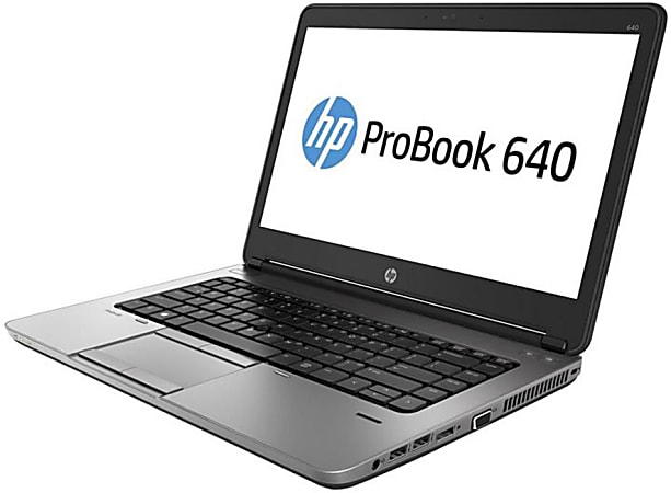 HP Probook 640 G1 Refurbished Laptop, 14" Screen, Intel® Core™ i5, 8GB Memory, 500GB Hard Drive, Windows® 10, 640G1.I5.8.500