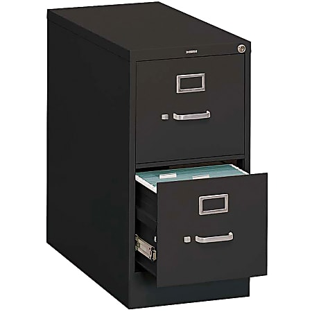 26-1/2" Mobile Storage Metal File Cabinet 4 Drawer Locking Rolling Black NEW 