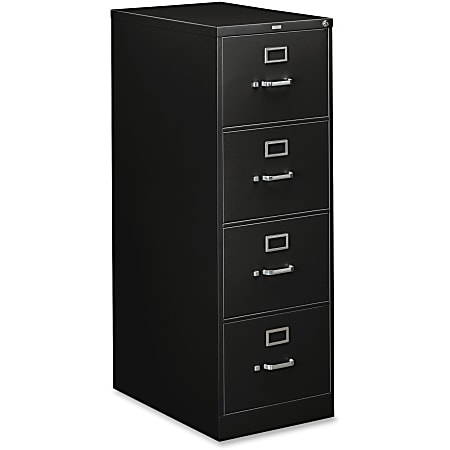 4 Drawer Legal Size File Cabinet Black