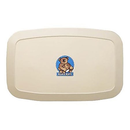 Koala Horizontal Mount Baby Changing Station, 20"H x 35-1/4"W x 4"D, Cream