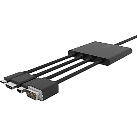 Belkin Multiport to HDMI Digital AV Adapter - 7.87 ft HDMI/Mini DisplayPort/USB/VGA A/V Cable  - B2B166