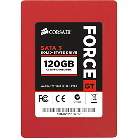 Corsair Force GT CSSD-F120GBGT-BK 120 GB 2.5" Internal Solid State Drive
