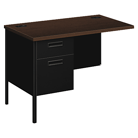 HON® Metro Classic 42"W Desk Return, Mocha/Black