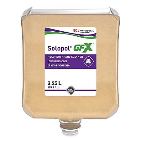 SC Johnson Professional® Solopol® GFX™ Heavy Duty Hand Cleaner Refill, Citrus Scent, 3.25 L, 2/Carton