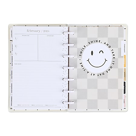  Day Designer 2023-2024 Mini Daily Planner, July 2023 - June  2024, 6x8.125 Page Size (Flutter) : Office Products