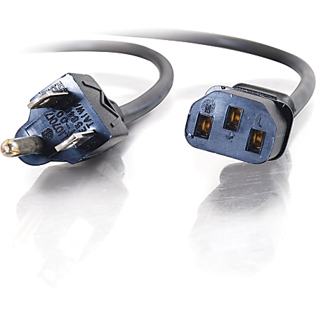 Omnigates 10ft AC Power Cord for Wall to PC/Monitor/Printer NEMA5-15P to IEC320-C13 Connector Cable 18AWG SJT 10A 125V Blue 