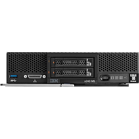 Lenovo Flex System x240 M5 9532E5U Blade Server - 2 x Intel Xeon E5-2690 v3 Dodeca-core (12 Core) 2.60 GHz - 128 GB Installed DDR4 SDRAM - 12Gb/s SAS, Serial ATA Controller - 0, 1, 1E RAID Levels