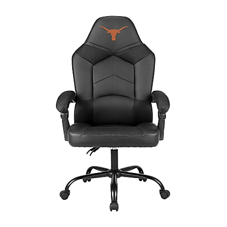 Imperial NCAA Adjustable Oversized Vinyl High-Back Office Task Chair, University of Texas