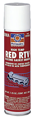 ITW Dymon Permatex High Temp Silicone Gasket Maker, 7.25 Oz, Case Of 12