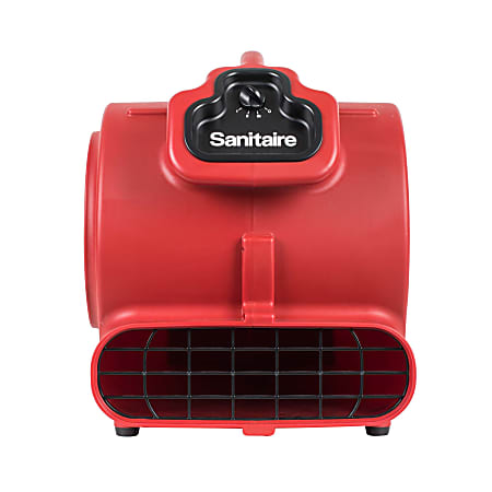 Sanitaire DRY TIME Commercial Air Mover Blower, 19” x 17” x 15-1/2”, Red
