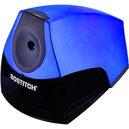 Bostitch Personal Electric Pencil Sharpener - x 4" Width x 8.3" Depth - Blue - 1 / Each