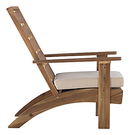 Linon Dixon Outdoor Chair With Cushion Brown ODP Business Solutions