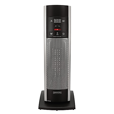 Bionaire Ceramic Mini Tower Heater With LCD Control Office Depot