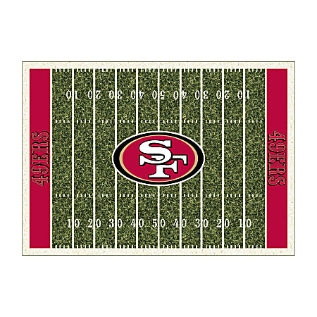 Imperial NFL Homefield Rug, 4' x 6', San Francisco 49ers