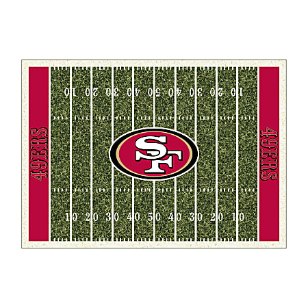Imperial NFL Homefield Rug 4 x 6 San Francisco 49ers Office Depot