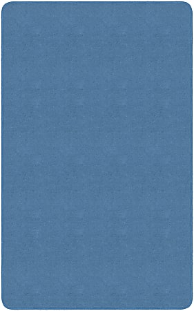 Flagship Carpets Americolors Rug, Rectangle, 4' x 6', Blue Bird