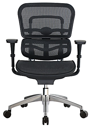 WorkPro 12000 Series Ergonomic MeshMesh Mid Back Chair BlackBlack