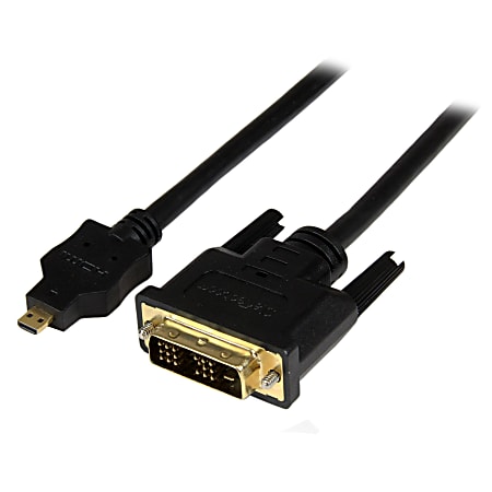 StarTech.com 2m Micro HDMI to DVI-D Cable - M/M - 6.56 ft DVI/HDMI Video Cable  - HDDDVIMM2M