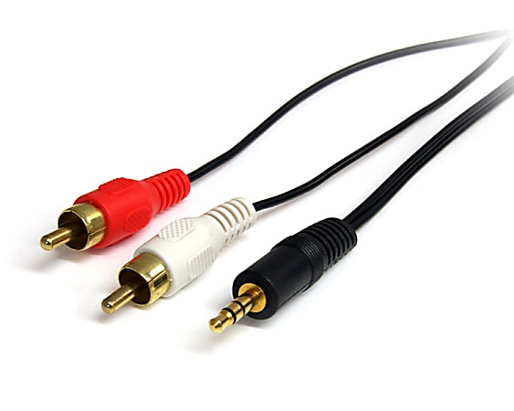 StarTech.com - Stereo Audio cable - RCA (M) - mini-phone stereo 3.5 mm (M) - 0.91 m - Connect your Computer or Audio Player to an RCA Audio Device - mini jack to rca - 3.5mm to rca - headphone jack to rca - mp3 to stereo - stereo to computer